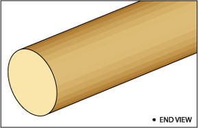NORTHEASTERN SCALE LUMBER - (basswood) Dowel Rod 1/16 (NE486)